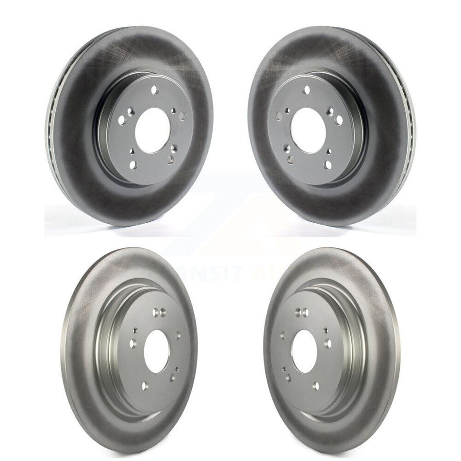 Front Rear Coated Disc Brake Rotors Kit For 2020 Honda CR-V 2.0L KG-101273