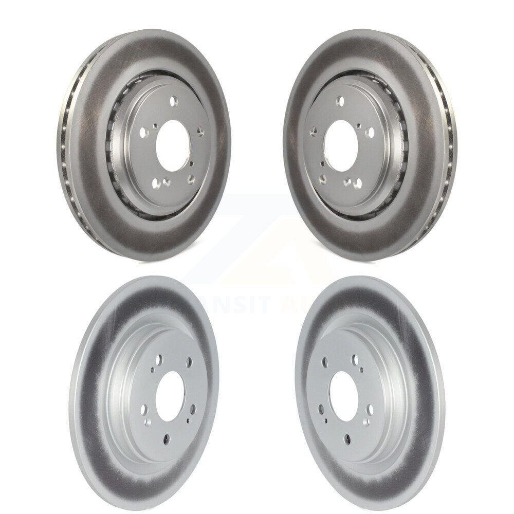 Front Rear Coated Disc Brake Rotors Kit For 2018-2024 Honda Odyssey KG-101275