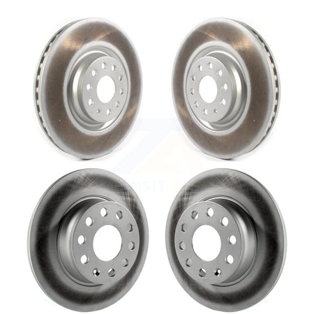 Front Rear Coated Disc Brake Rotor Kit For Audi A3 Quattro With 340mm Diameter KG-101278