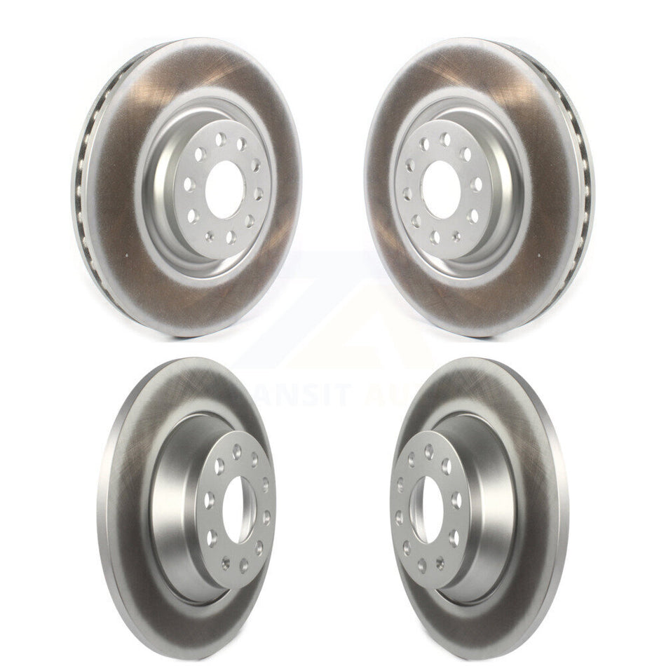 Front Rear Coated Disc Brake Rotors Kit For Volkswagen Tiguan Jetta KG-101279