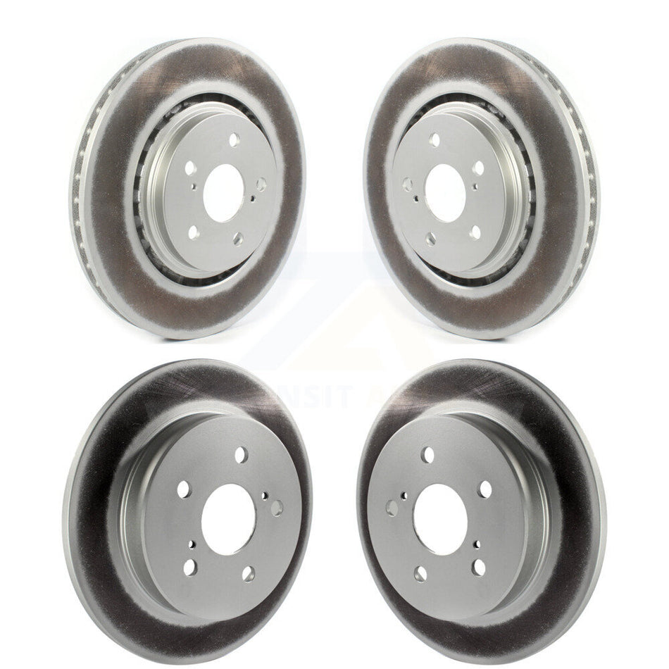Front Rear Coated Disc Brake Rotors Kit For Toyota Camry Avalon TRD KG-101282