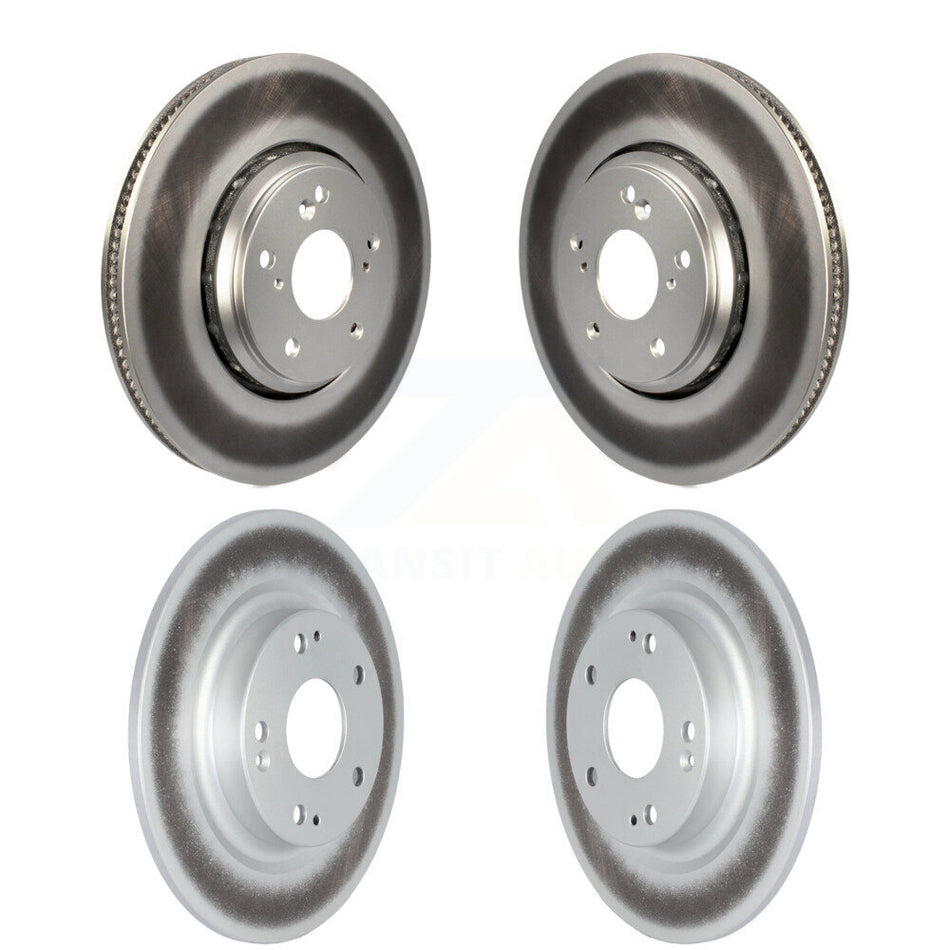 Front Rear Coated Disc Brake Rotors Kit For 2017-2020 Honda Civic Si KG-101285