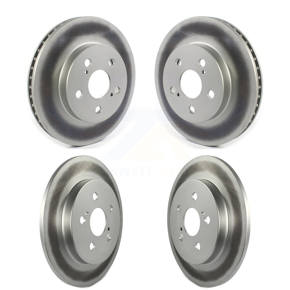 Front Rear Coated Disc Brake Rotors Kit For Toyota Prius Corolla Prime AWD-e KG-101286