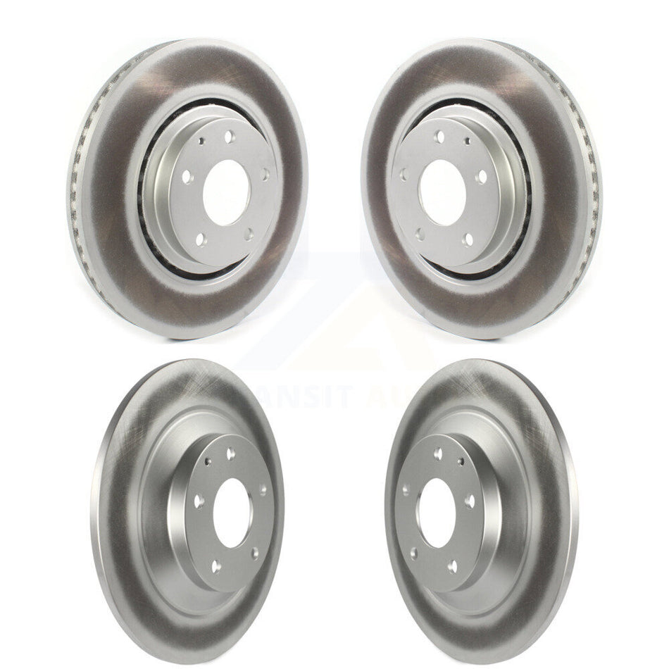 Front Rear Coated Disc Brake Rotors Kit For 2019-2022 Mazda CX-5 Turbocharged KG-101293