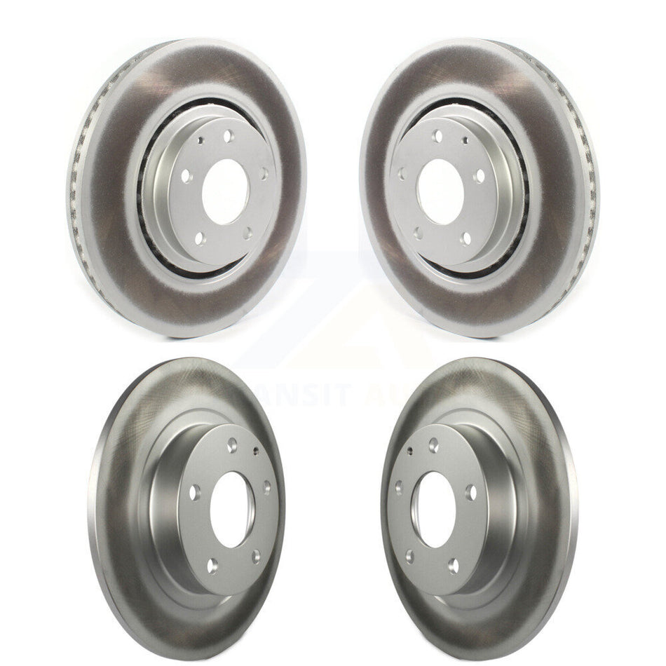 Front Rear Coated Disc Brake Rotors Kit For 2019-2021 Mazda 6 Turbocharged KG-101294