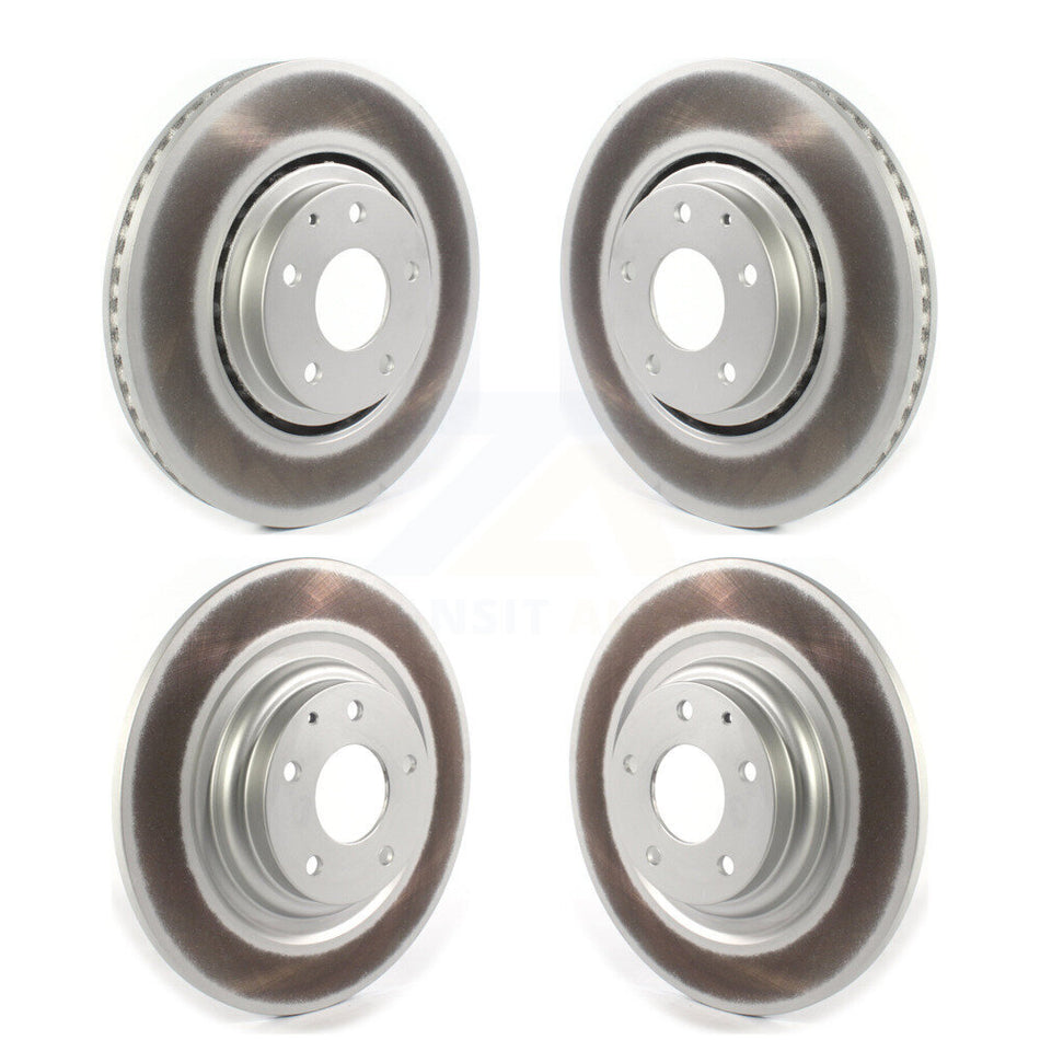 Front Rear Coated Disc Brake Rotors Kit For 2016-2022 Mazda CX-9 KG-101295