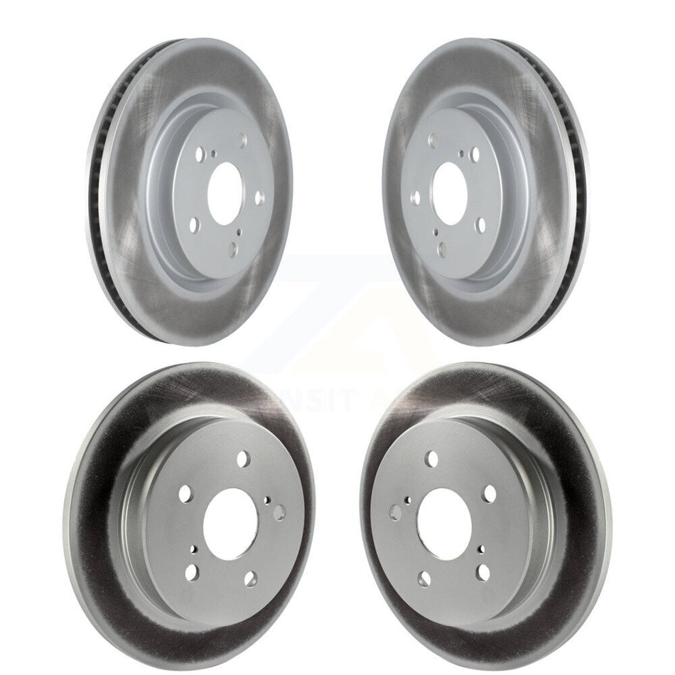 Front Rear Coated Disc Brake Rotors Kit For Toyota Camry RAV4 Lexus ES350 Avalon ES300h UX250h UX200 C-HR ES250 Venza Corolla Cross KG-101297