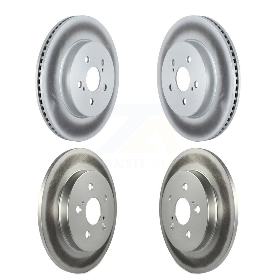 Front Rear Coated Disc Brake Rotors Kit For 2020-2022 Toyota Corolla Prius Prime KG-101306