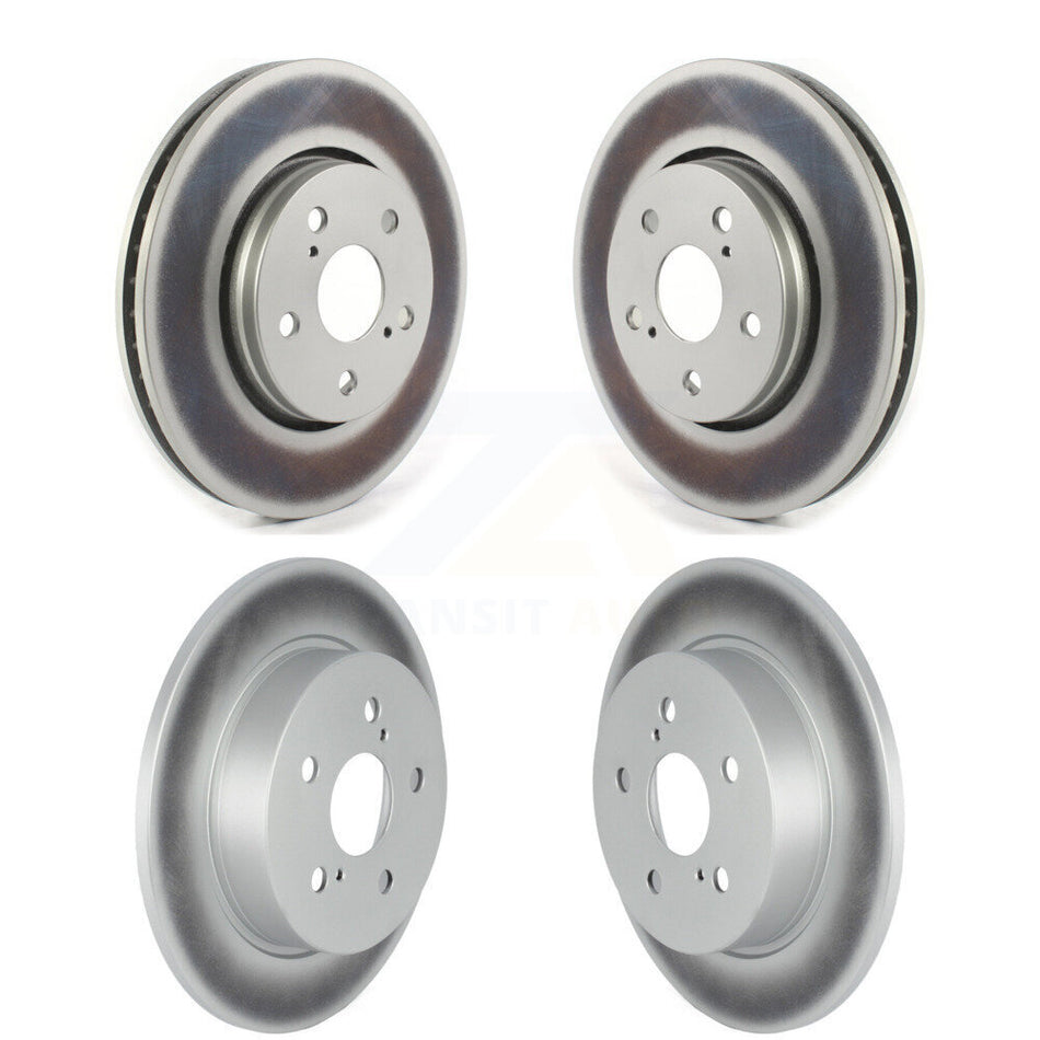Front Rear Coated Disc Brake Rotors Kit For Toyota C-HR KG-101309