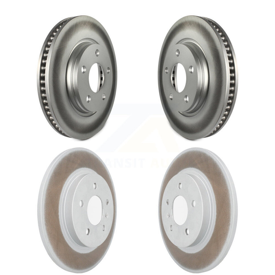 Front Rear Coated Disc Brake Rotors Kit For 2005-2005 Chevrolet Uplander Buick Terraza Saturn Relay FWD KG-101380