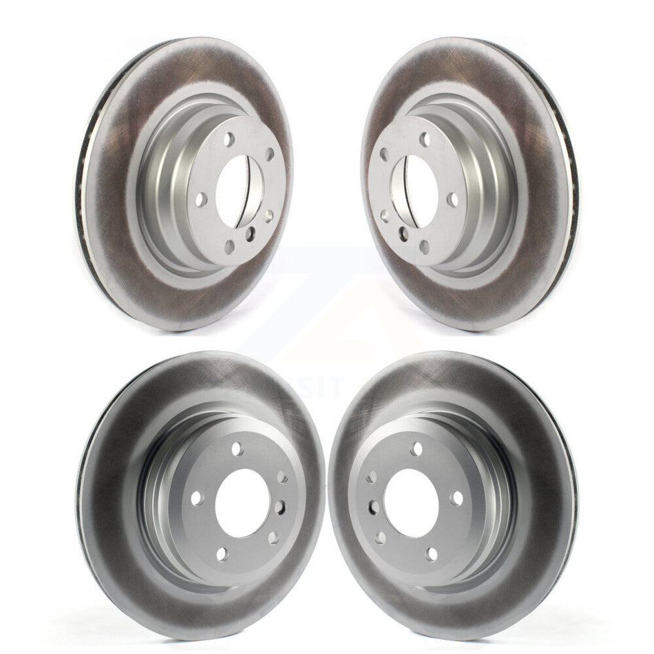 Front Rear Coated Disc Brake Rotors Kit For BMW 330i 330xi X1 KG-101386