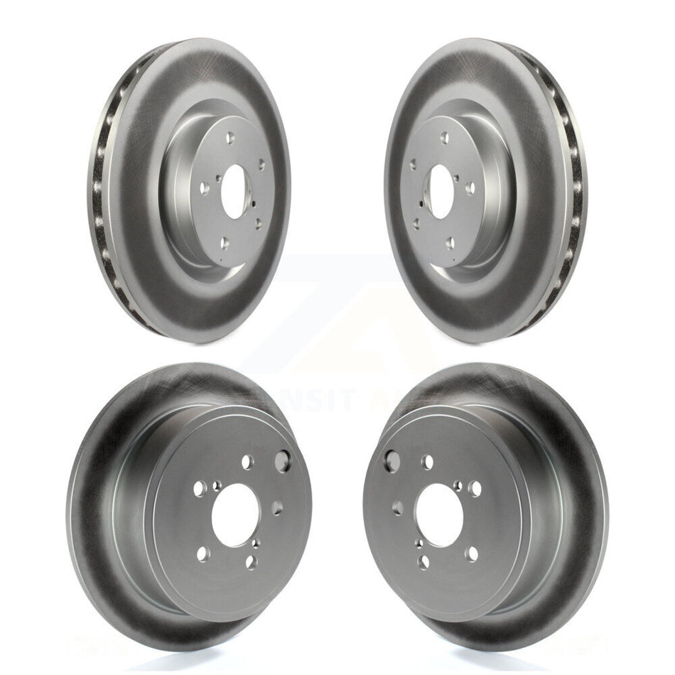 Front Rear Coated Disc Brake Rotors Kit For 2014 Subaru WRX KG-101396