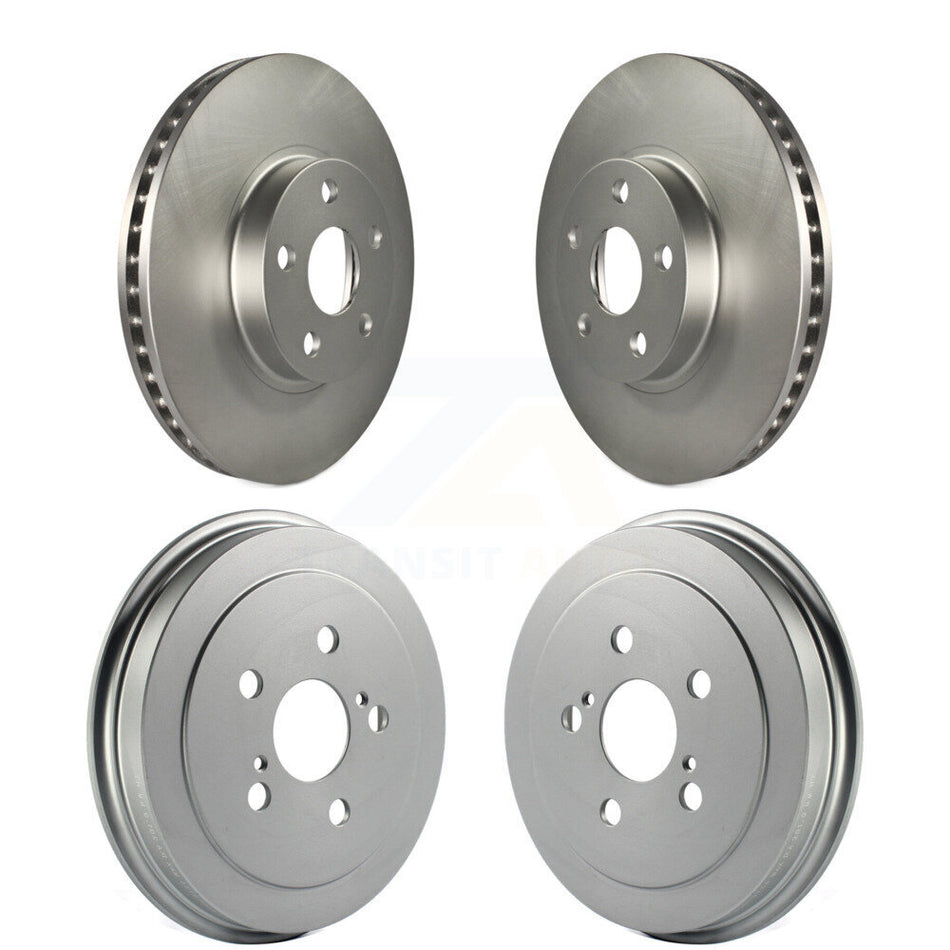 Front Rear Disc Brake Rotors Drums Kit For Toyota Corolla Celica KG-101430