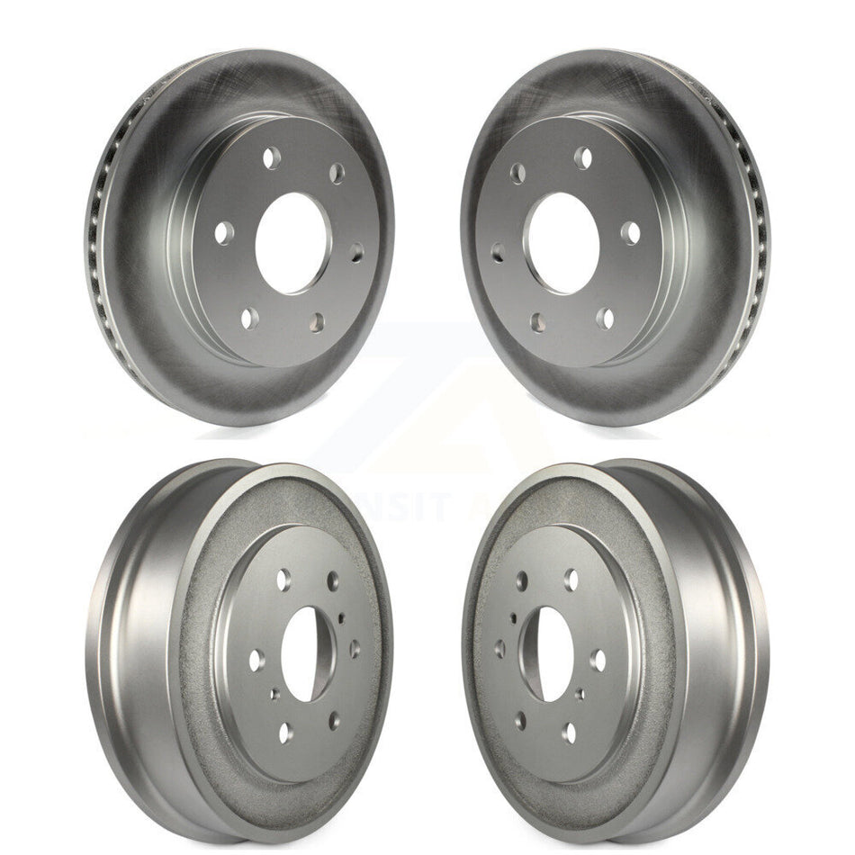 Front Rear Disc Brake Rotors Drums Kit For Chevrolet Silverado 1500 GMC Sierra Classic rear brakes KG-101447