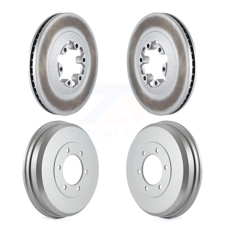 Front Rear Disc Brake Rotors Drums Kit For 2009-2012 Chevrolet Colorado GMC Canyon KG-101455