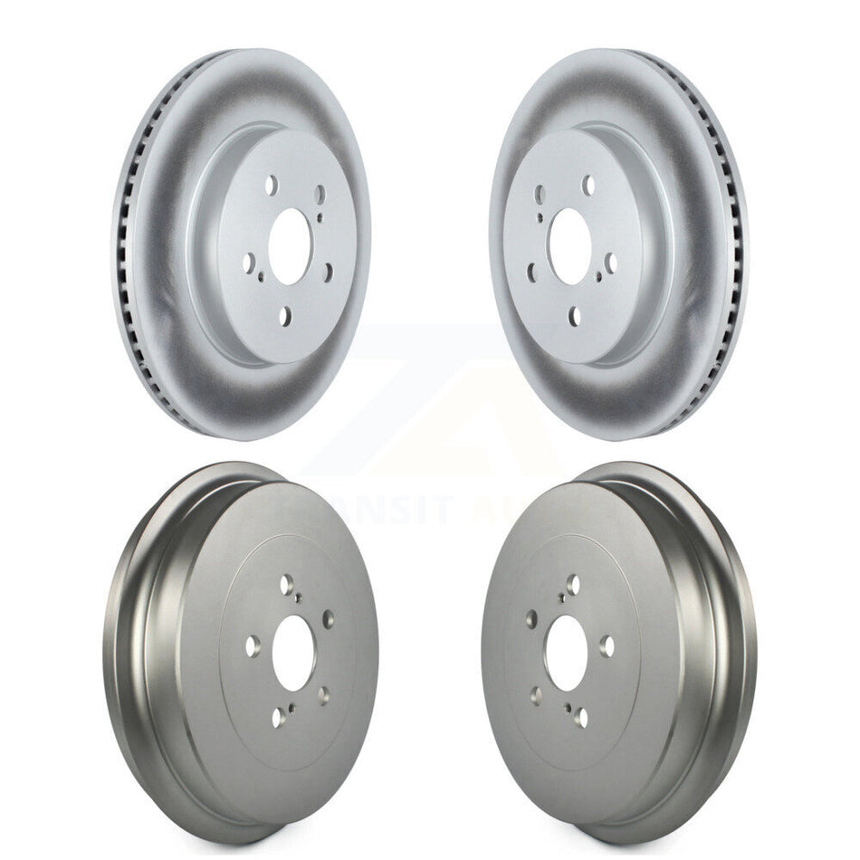 Front Rear Disc Brake Rotors Drums Kit For 2019 Toyota Corolla 2.0L KG-101465