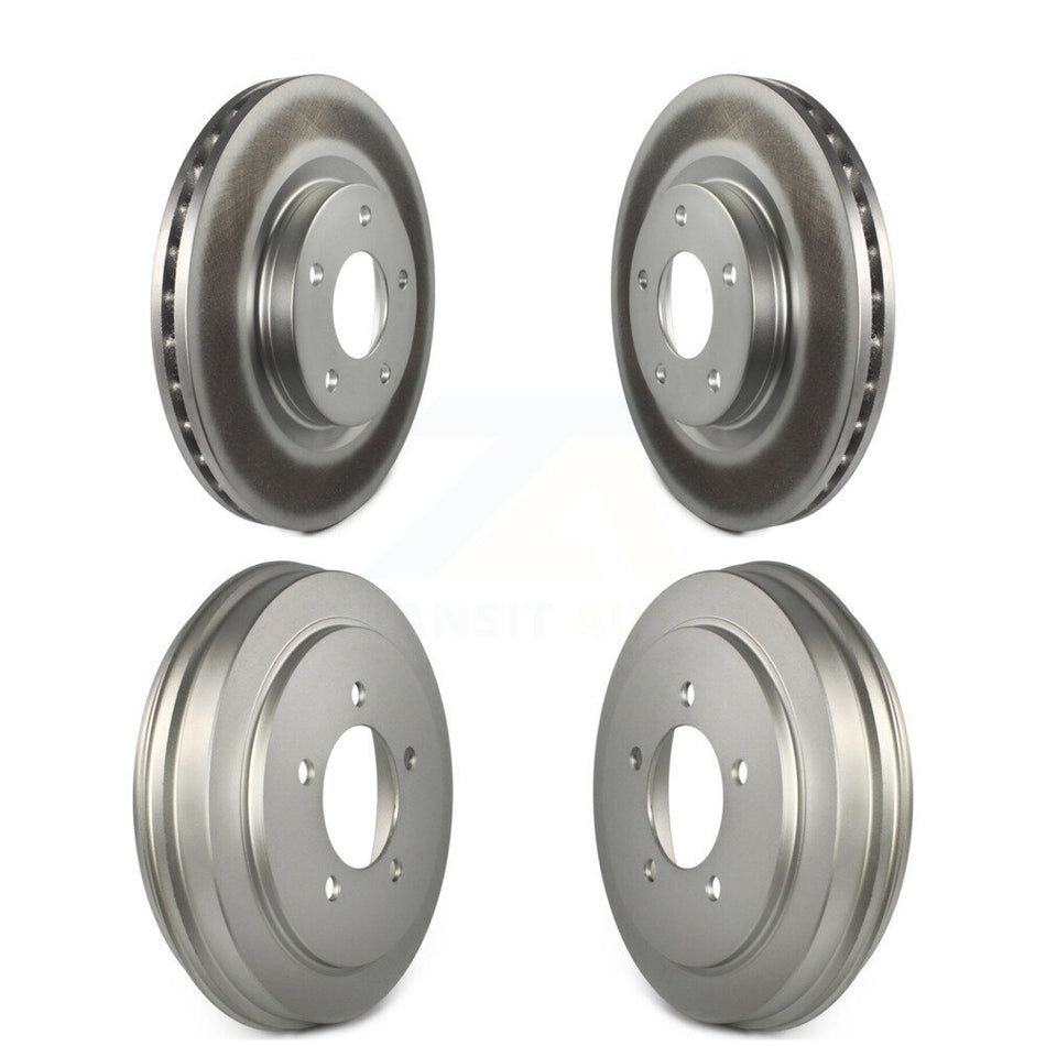 Front Rear Disc Brake Rotors Drums Kit For Jeep Patriot Compass Dodge Caliber Chrysler Sebring Avenger KG-101467