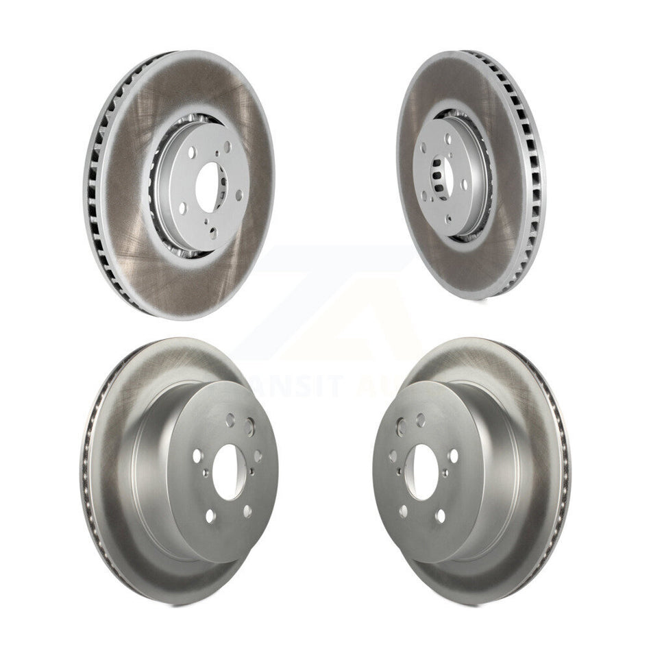 Front Rear Coated Disc Brake Rotors And Hub Assembly Kit For Lexus IS350 GS350 GS430 GS450h GS460 KG-101473