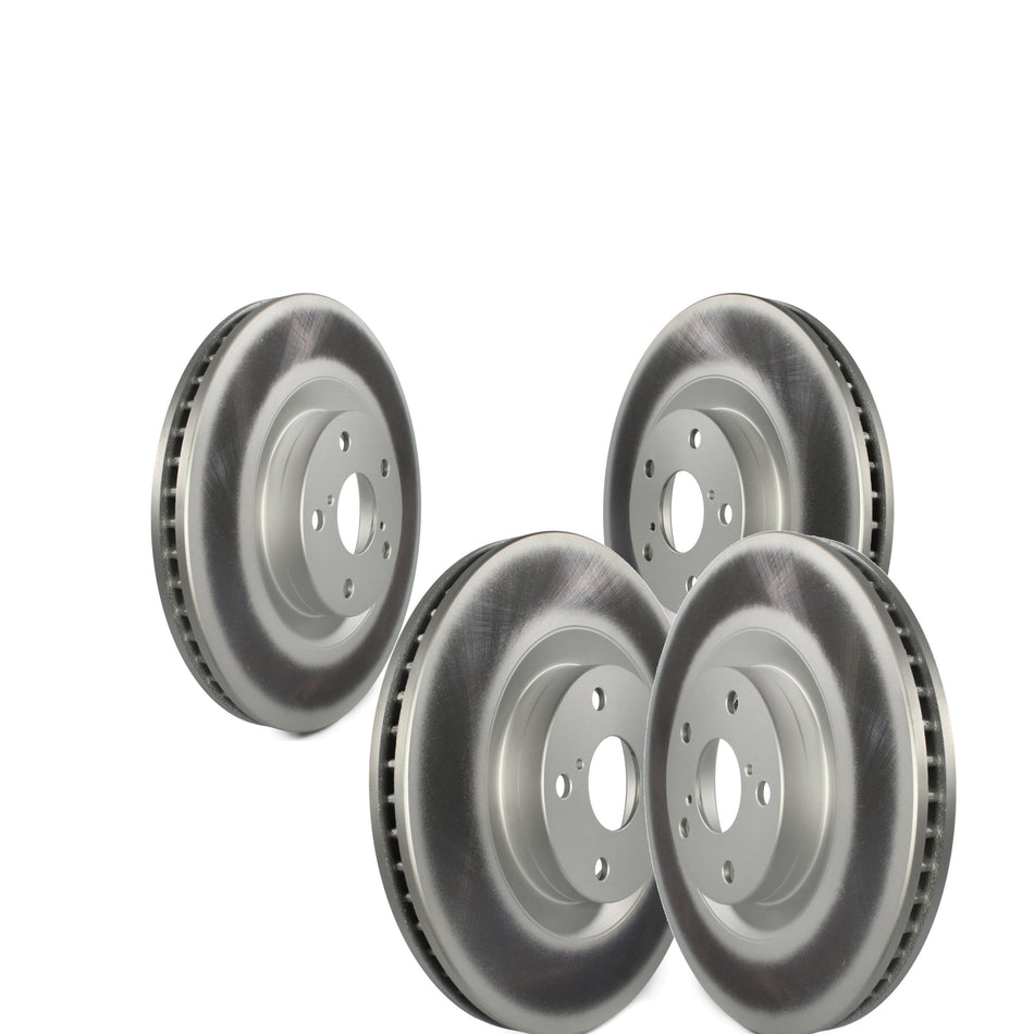Front Coated Disc Brake Rotors Kit For Lexus GS350 IS300 IS350 IS200t RC350 RC300 RC200t GS300 GS450h GS200t GS460 KG-101484