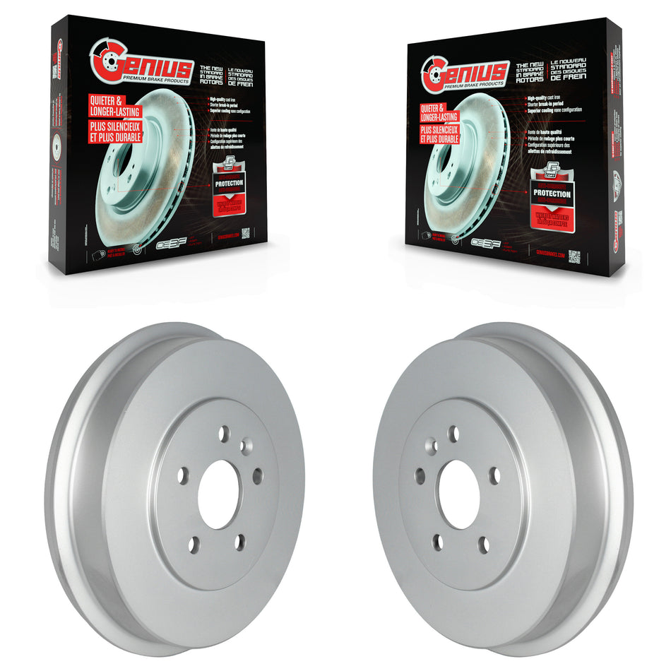 Rear Coated Brake Drums Pair For Chevrolet Cruze Limited KG-101490
