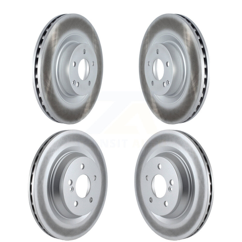 Front Rear Coated Disc Brake Rotors Kit For Mercedes-Benz S550 SL550 CL550 S600 S400 S350 CL600 S450 KG-101504