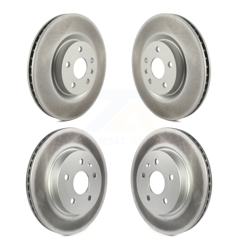 Front Rear Coated Disc Brake Rotors Kit For Cadillac XTS KG-101508