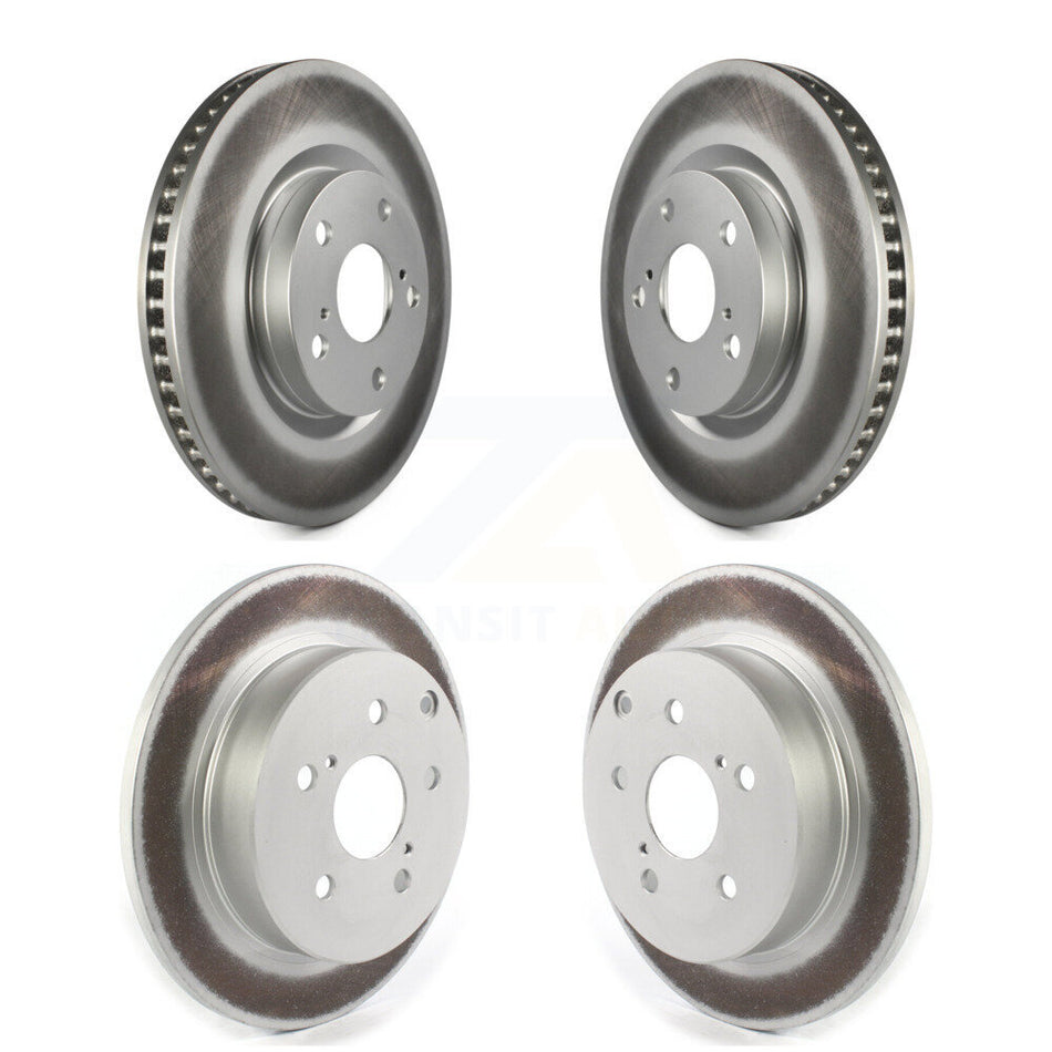 Front Rear Coated Disc Brake Rotors Kit For 2016-2020 Toyota Mirai KG-101530