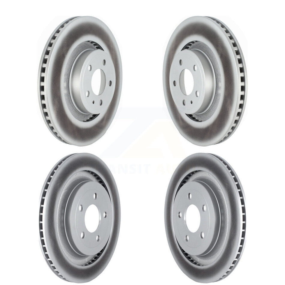 Front Rear Coated Disc Brake Rotors Kit For Ford Mustang KG-101546