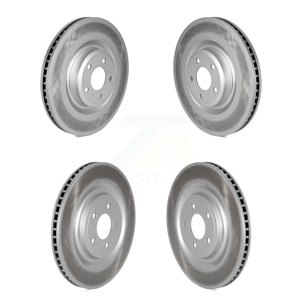 Front Rear Coat Disc Brake Rotors Kit For Ford Explorer Lincoln Aviator Police Interceptor KG-101551