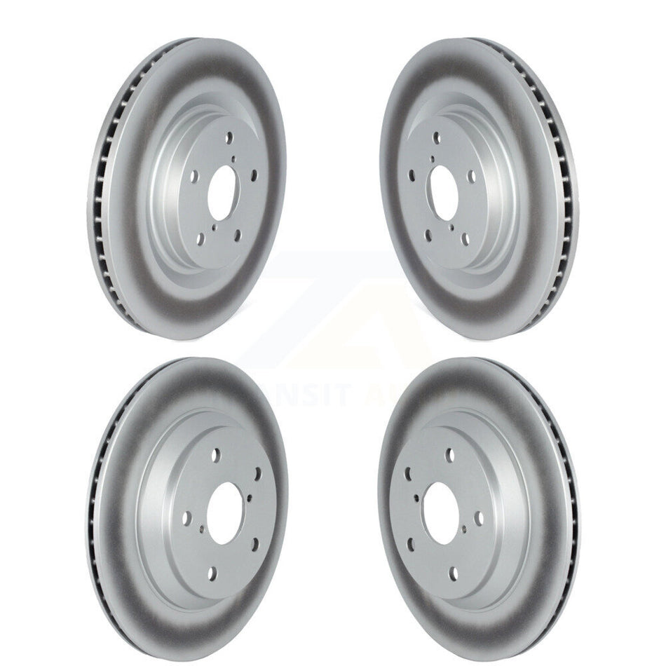 Front Rear Coated Disc Brake Rotors Kit For 2019-2021 Subaru Forester With 316mm Diameter Rotor KG-101555