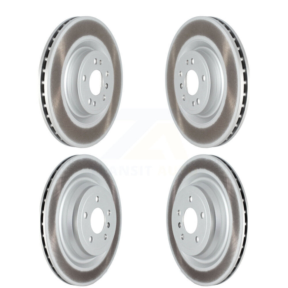 Front Rear Coated Disc Brake Rotors Kit For Mercedes-Benz GLS450 GL450 GL350 GLS350d KG-101564