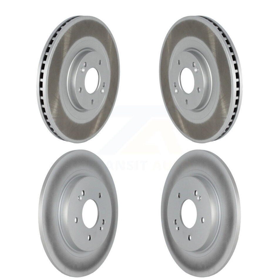 Front Rear Coated Disc Brake Rotors Kit For Kia Telluride Hyundai Palisade KG-101572