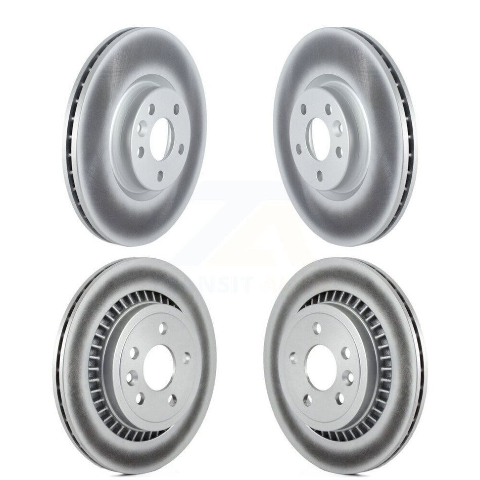 Front Rear Coated Disc Brake Rotors Kit For Volvo XC60 KG-101581