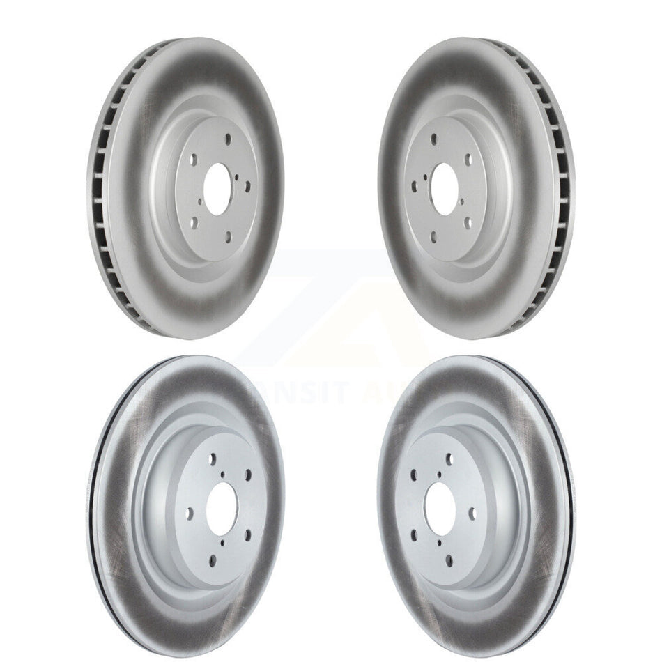Front Rear Coated Disc Brake Rotors Kit For 2019-2022 Subaru Ascent KG-101589