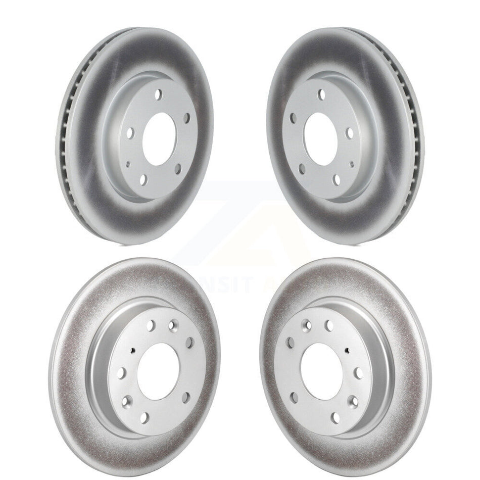 Front Rear Coated Disc Brake Rotors Kit For Mazda 3 KG-101591