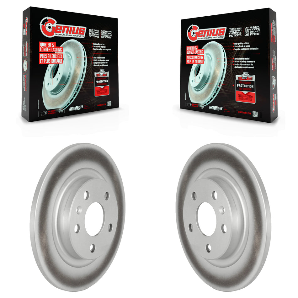 Rear Coated Disc Brake Rotors Pair For Volvo XC40 KG-101650