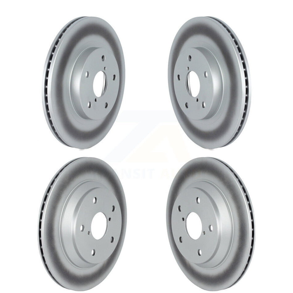 Front Rear Coated Disc Brake Rotors Kit For Subaru Forester KG-101688