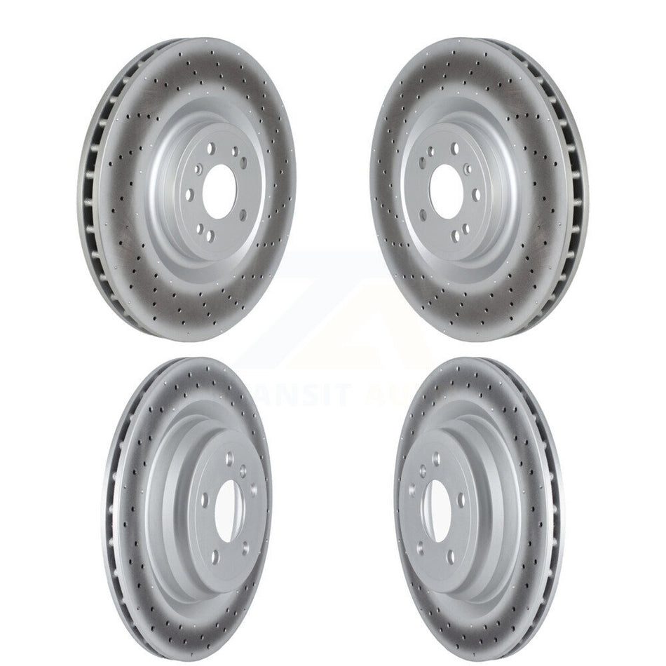 Front Rear Coated Disc Brake Rotors Kit For Mercedes-Benz GLE43 AMG GLE450 GLE400 ML550 GLE550e KG-101696
