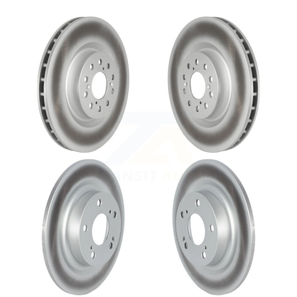 Front Rear Coated Disc Brake Rotors Kit For 2017-2020 Honda Civic Type R KG-101700