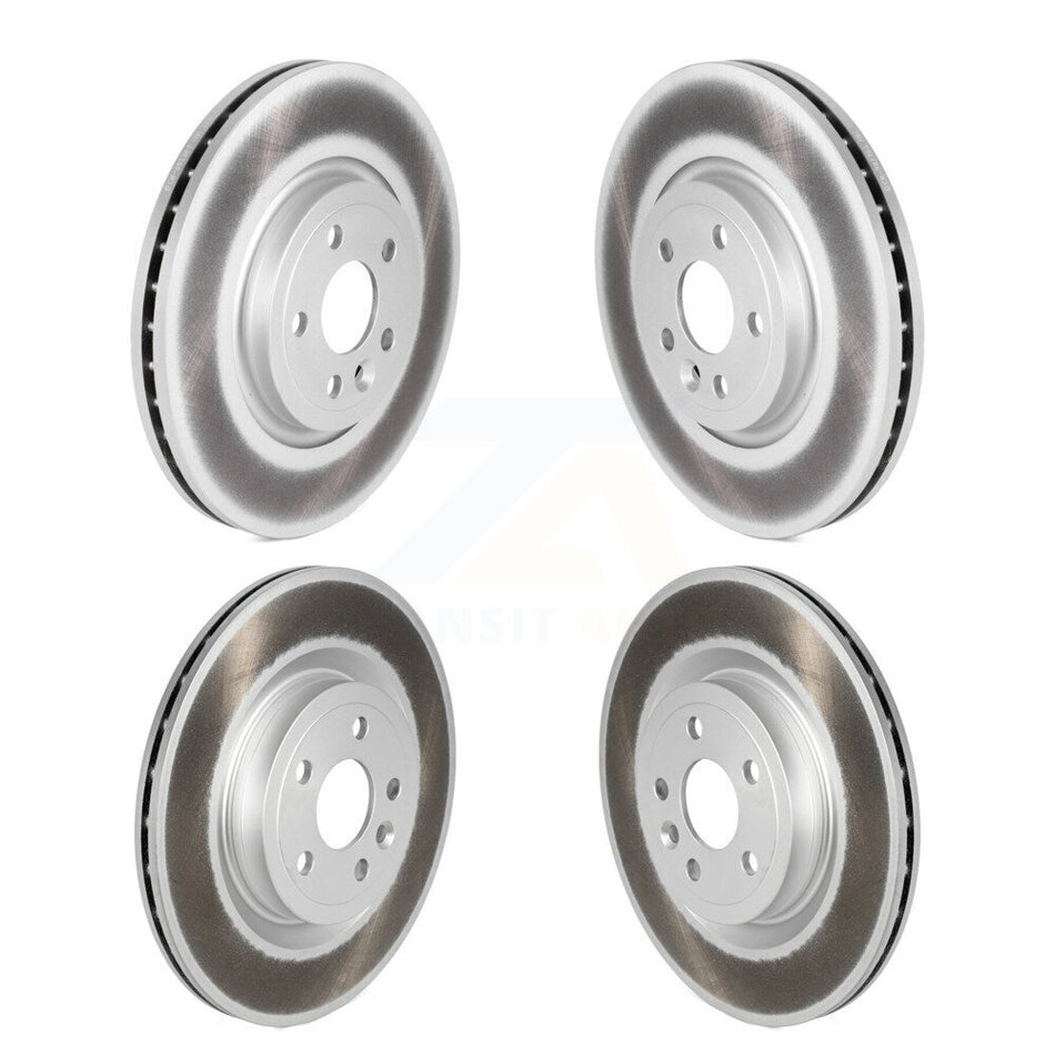 Front Rear Coated Disc Brake Rotors Kit For Jaguar F-Pace KG-101706