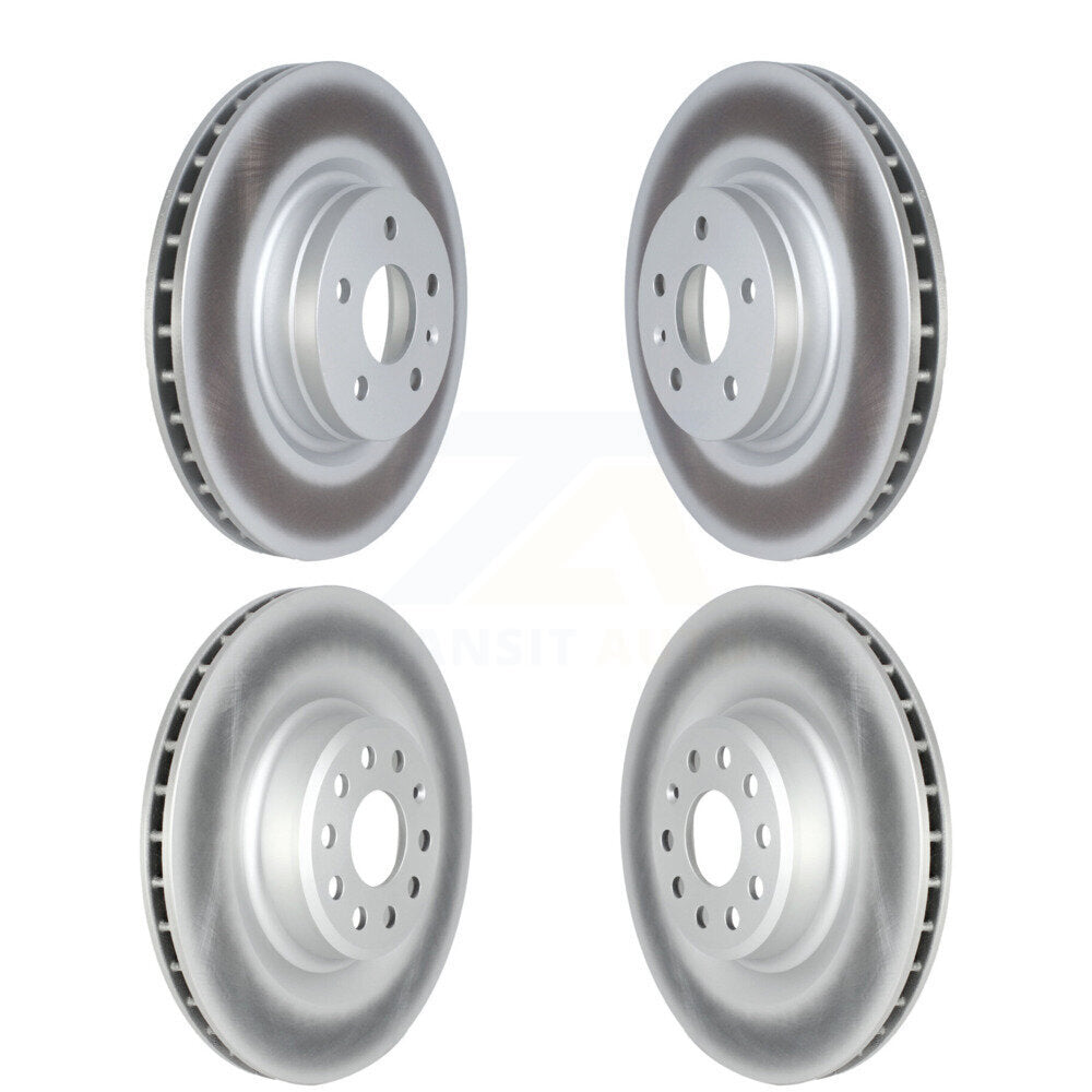Front Rear Coated Disc Brake Rotors Kit For Tesla S X KG-101709
