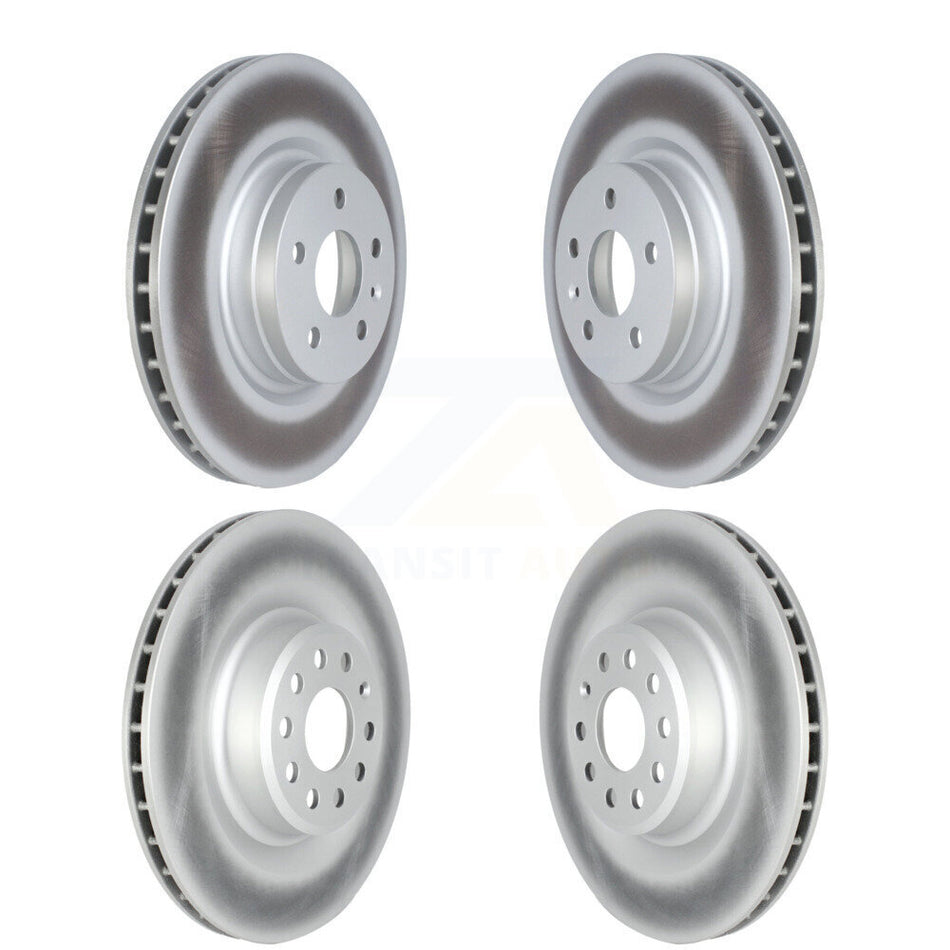 Front Rear Coated Disc Brake Rotors Kit For Tesla S X KG-101709