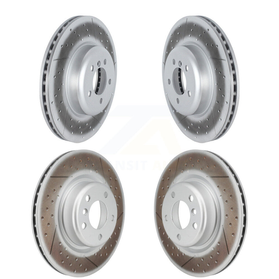 Front Rear Coated Disc Brake Rotors Kit For BMW 230i xDrive M240i KG-101742