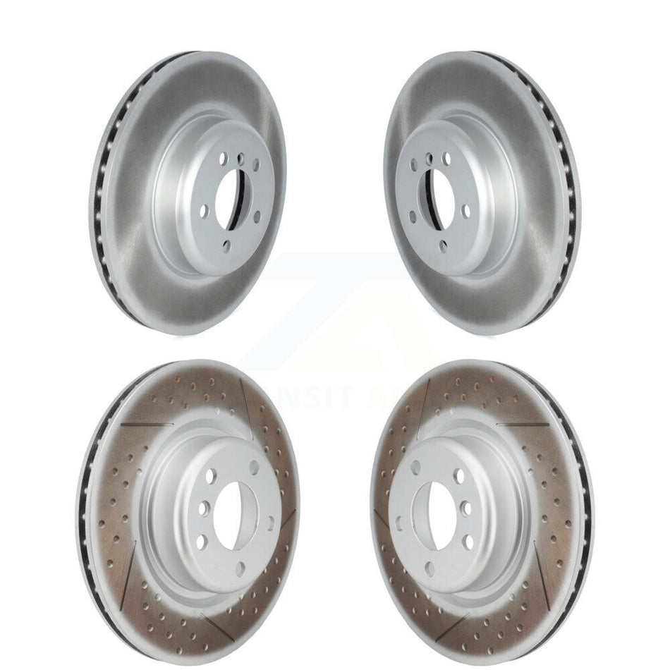 Front Rear Coated Disc Brake Rotors Kit For BMW 230i xDrive M240i KG-101743