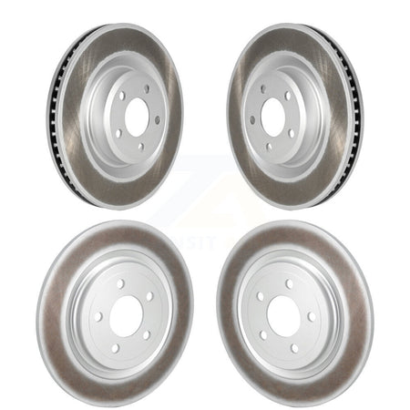 Front Rear Coated Disc Brake Rotors Kit For Ford Explorer KG-101760