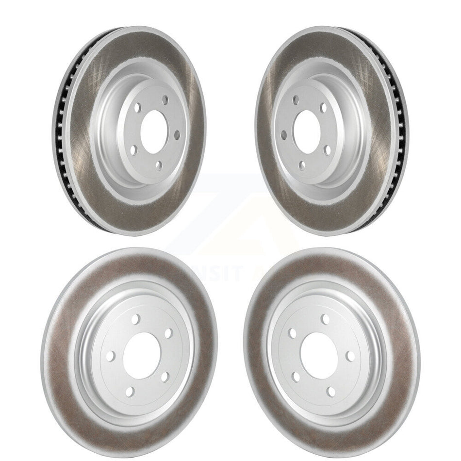 Front Rear Coated Disc Brake Rotors Kit For Ford Explorer KG-101760