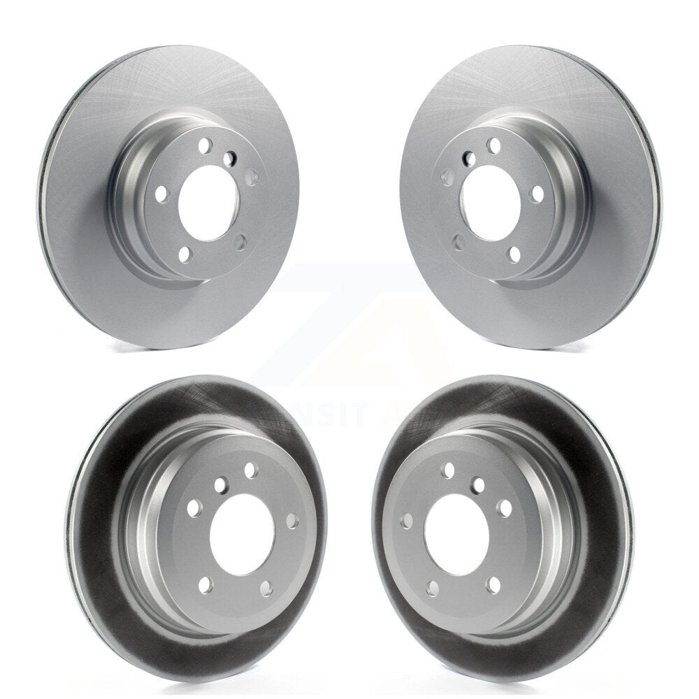 Front Rear Coated Disc Brake Rotors Kit For BMW 328i With 330mm Diameter Rotor KG-101769