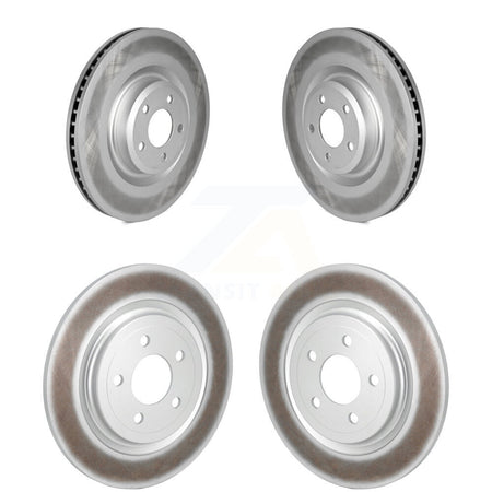 Front Rear Coated Disc Brake Rotors Kit For Ford Explorer 2.3L KG-101776