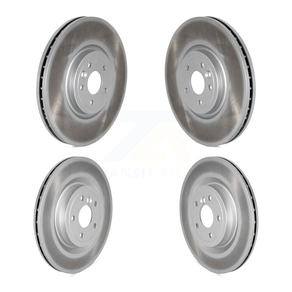 Front Rear Coated Disc Brake Rotors Kit For Jaguar XE XF KG-101784