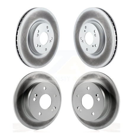 Front Rear Coated Disc Brake Rotors Kit For 2002-2006 Acura RSX Type-S KG-101786